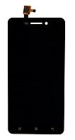 Дисплей (экран) для Lenovo S60 с тачскрином чёрный