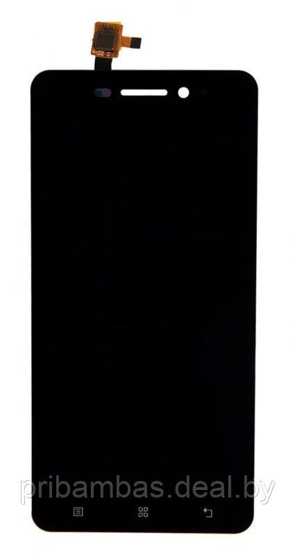 Дисплей (экран) для Lenovo S60 с тачскрином чёрный - фото 1 - id-p44646417