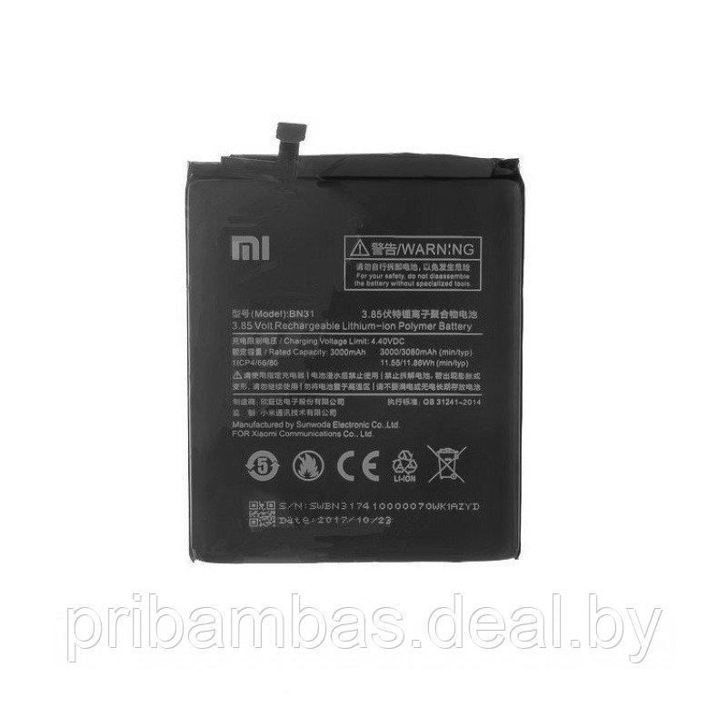 АКБ (аккумулятор, батарея) Xiaomi BN31 3000mAh для Xiaomi Mi A1, Mi 5X, Redmi Note 5A, Redmi S2 - фото 1 - id-p68837430