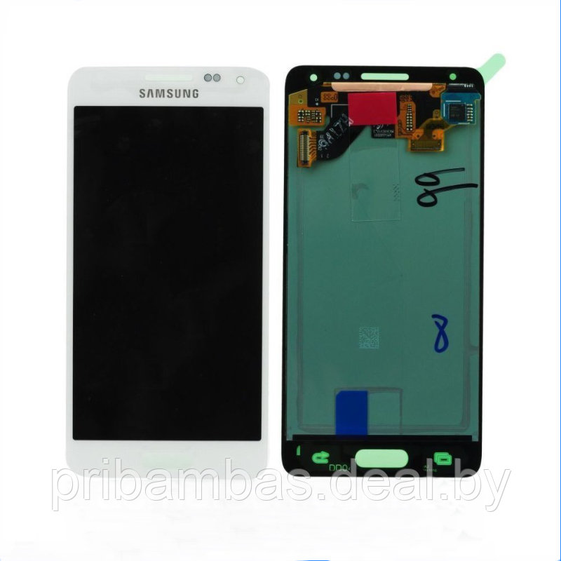 Дисплей (экран) для Samsung Galaxy Alpha G850E с тачскрином белый - фото 1 - id-p46871587