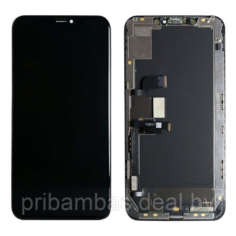 Дисплей (экран) для Apple iPhone XS Max с тачскрином чёрный - фото 1 - id-p109445465