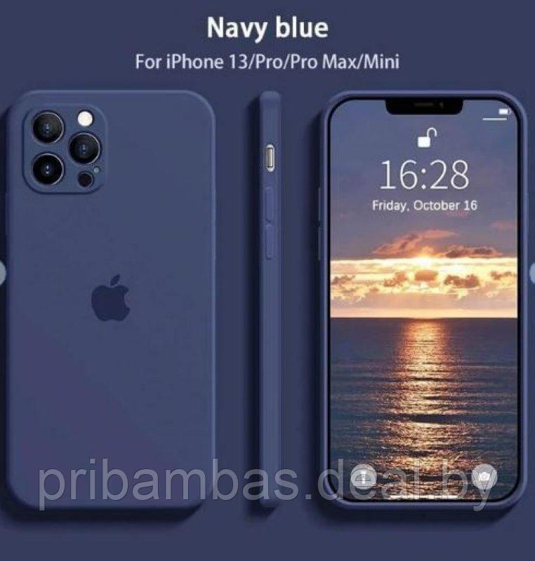 Чехол Silicone Case для Apple iPhone13 Pro ДЫМЧАТО-СИНИЙ - фото 1 - id-p172283249