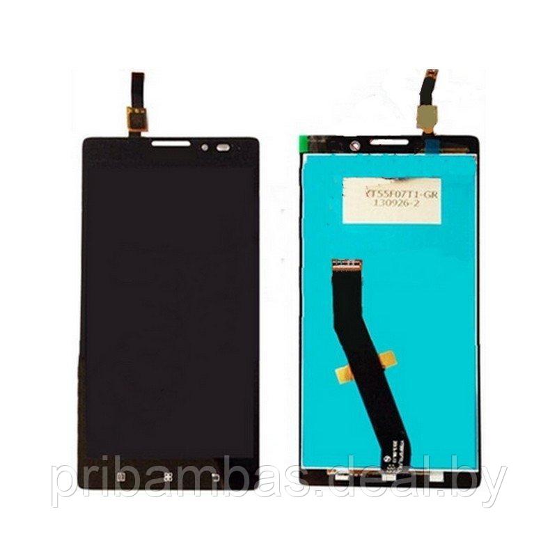 Дисплей (экран) для Lenovo Vibe Z K910 с тачскрином чёрный - фото 1 - id-p44646431