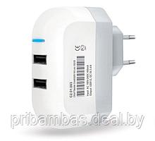 Зарядное устройство USB блок питания (зарядное) 2xUSB-A, 5V 3.4A 17W Craftmann