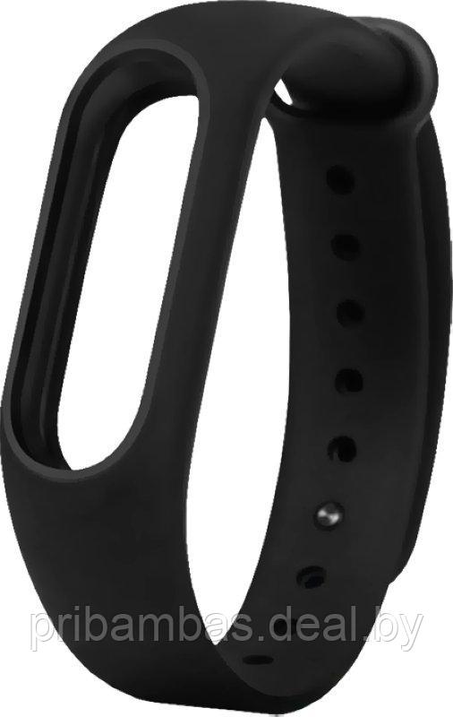 Ремешок-браслет для Xiaomi Mi Band 3 эластичный чёрный - фото 1 - id-p112326995