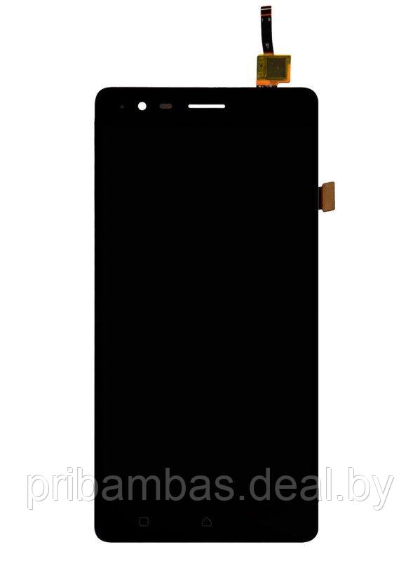 Дисплей (экран) для Lenovo K5 Note A7020 с тачскрином чёрный - фото 1 - id-p49659169