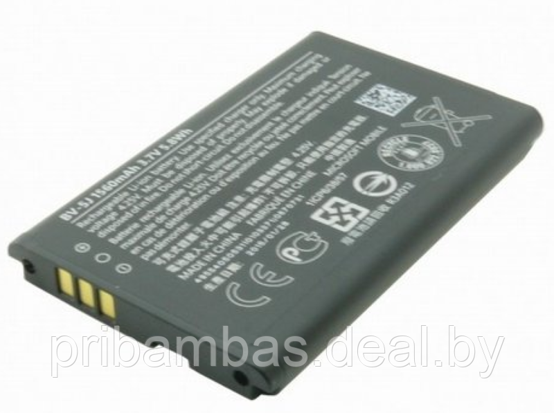 АКБ (аккумулятор, батарея) Nokia Microsoft BV-5J 1560mAh для Microsoft Lumia 435, Lumia 532 - фото 1 - id-p51984551