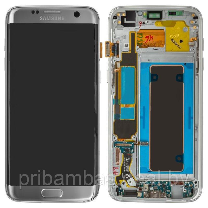 Дисплей (экран) для Samsung Galaxy S6 Edge G925 с тачскрином золотистый - фото 1 - id-p52456928