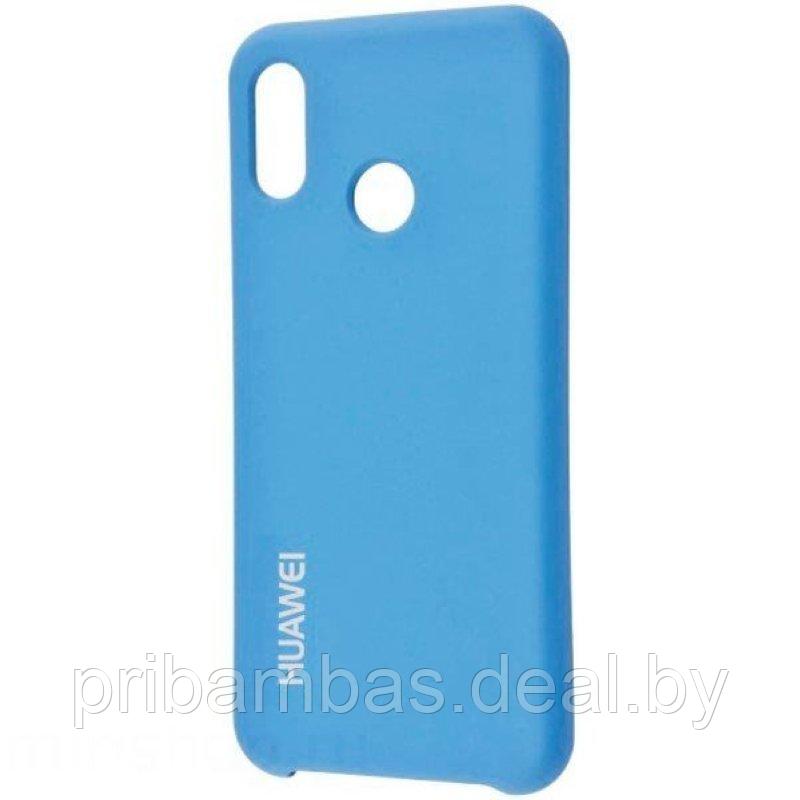 Силиконовый чехол для Huawei P20 Lite, Nova 3E (Голубой)