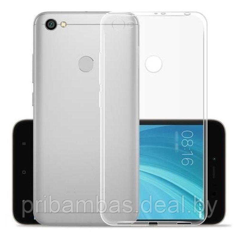 Силиконовый чехол для Xiaomi Redmi Note 5A (прозрачный) - фото 1 - id-p84837635