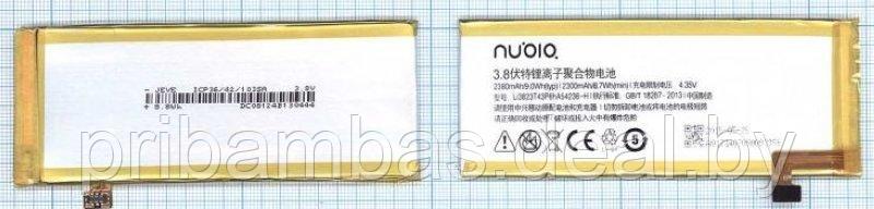 АКБ (аккумулятор, батарея) ZTE Li3823T43P6hA54236-H 2300mAh для ZTE A880, G717C, Nubia Z7 Mini (NX50 - фото 1 - id-p53233255