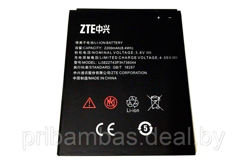АКБ (аккумулятор, батарея) ZTE Li3822T43P3h736044 2200mah для ZTE L4 A460 - фото 1 - id-p82712749