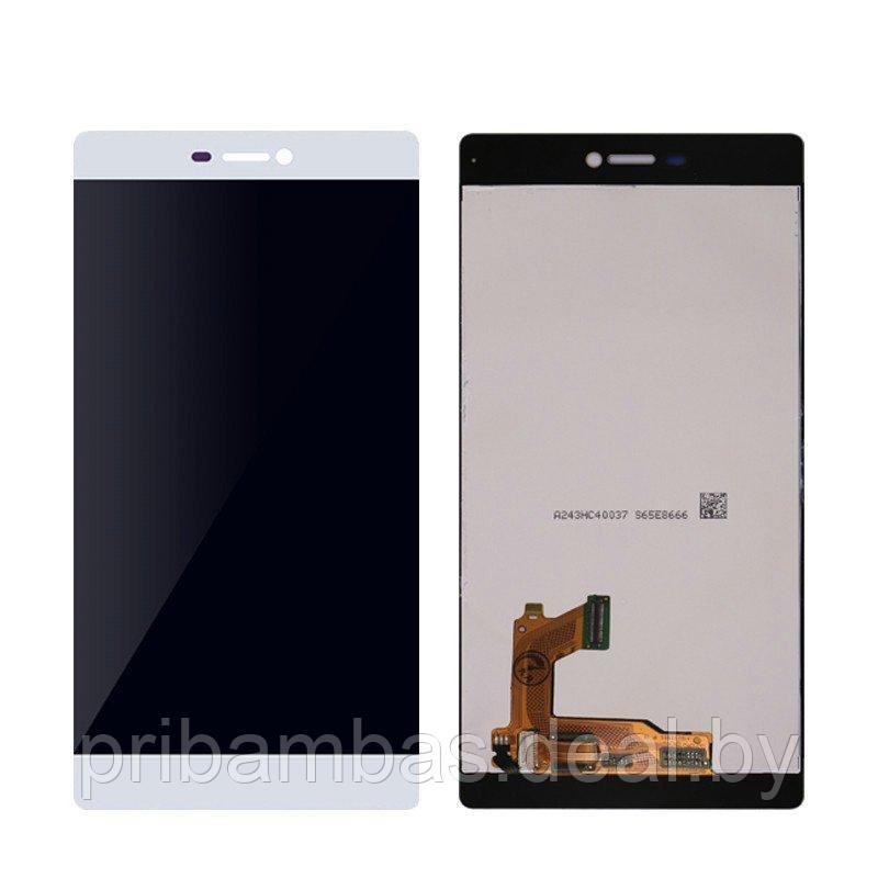 Дисплей (экран) для Huawei P8 GRA-UL00 GRA-UL10 GRA-L09 с тачскрином белый - фото 1 - id-p84829086