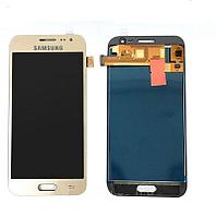 Дисплей (экран) для Samsung Galaxy J2 J200 с тачскрином золотистый