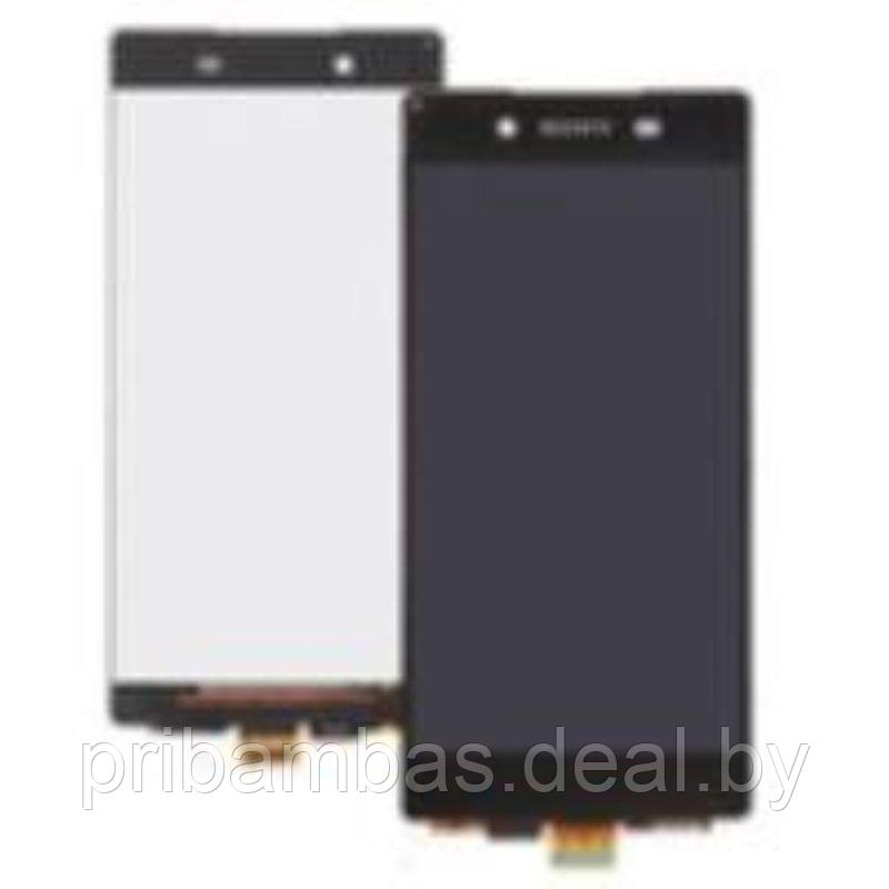 Дисплей (экран) для Sony Xperia Z3+ (Z4) E6553, Z3+ Dual E6533 с тачскрином черный - фото 1 - id-p59160543