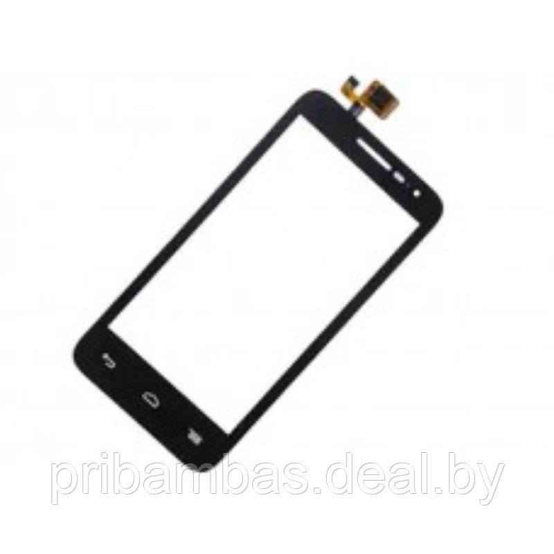 Тачскрин (сенсорный экран) для Alcatel One Touch POP D5 5038D черный оригинальный - фото 1 - id-p59160595