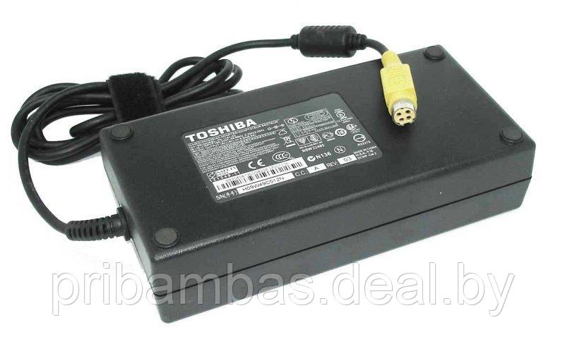 Блок питания (зарядное устройство) для ноутбука Toshiba. Ток: 19V 9.5A 180W, штекер 4 pin