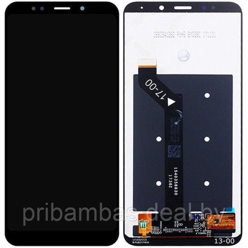 Дисплей (экран) для Xiaomi Redmi 5 Plus с тачскрином чёрный - фото 1 - id-p87123611