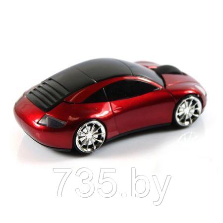 Мышь машинка CBR MF-500 Lazaro проводная в виде автомобиля красная pors - фото 4 - id-p167709724