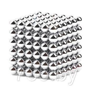 Головоломка NeoCube 5мм 216 сфер серебро - фото 1 - id-p167710144
