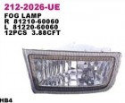 Артикул DEPO Фара противотуманная передн прав TOYOTA: LAND CRUISER PRADO FJ90 01-02 (212-2026R-UE)