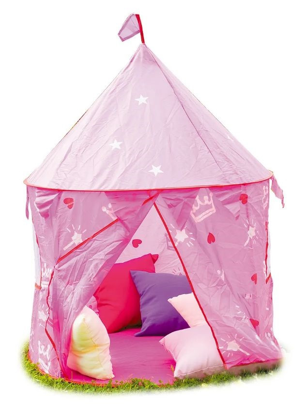 Детская игровая палатка Замок Принцессы ФЕЯ ПОРЯДКА CT-060 розовый 100х140см, фото 1