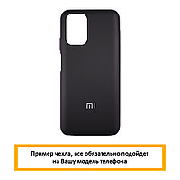 Soft-touch бампер Silicone Cover для Xiaomi Redmi Note 10 5G (2021) черный