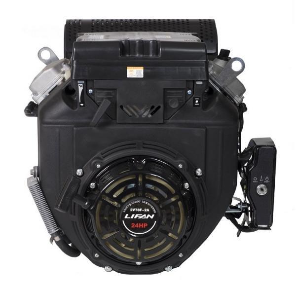 Двигатель Lifan LF2V78F-2A (24 л.с.) D25, 20А, датчик давл./м, м/радиатор - фото 1 - id-p162078271