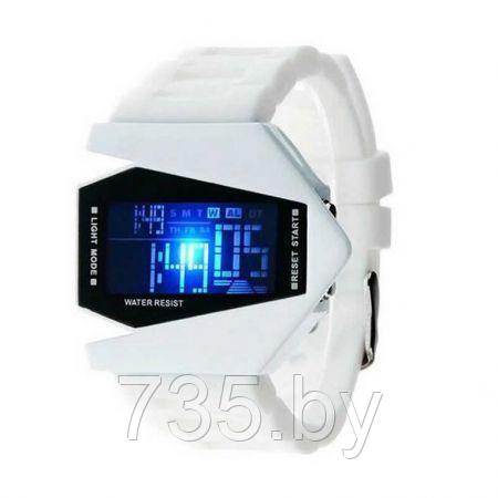 Led Watch - часы Skmei "Истребитель" наручные белые - фото 1 - id-p167709713