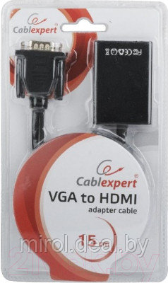 Конвертер цифровой Cablexpert A-VGA-HDMI-01 - фото 2 - id-p175975736