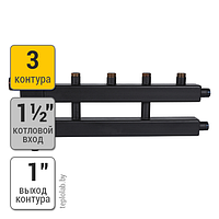 Rommer 2+1 распределительный коллектор, 3 выхода