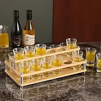 Подставка под шоты со стопками Amiro Drink Set ADS-03