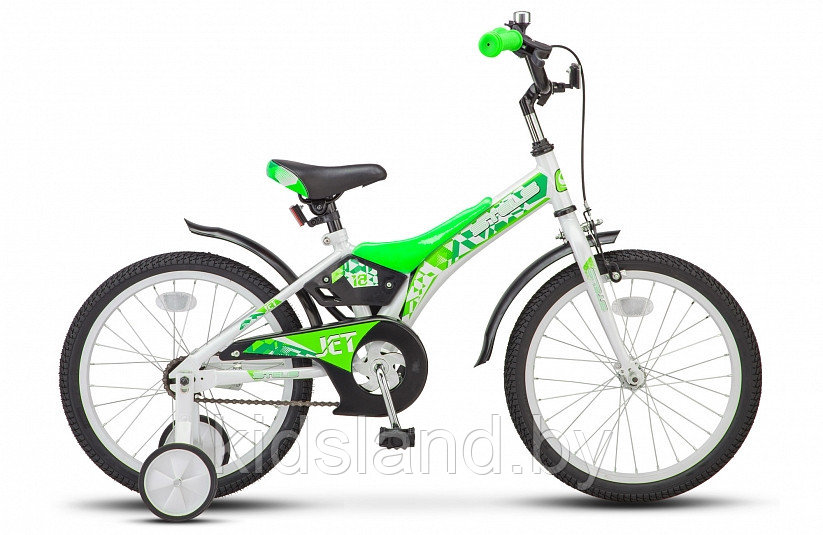 Детский велосипед Stels Jet 18'' (зеленый/белый), фото 1