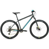 Велосипед Forward Sporting 27.5 X р.17 2021 (темно-серый/зеленый)