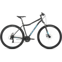 Велосипед Forward Sporting 29 2.2 D р.19 2022 (черный/бирюзовый) - фото 1 - id-p175794456