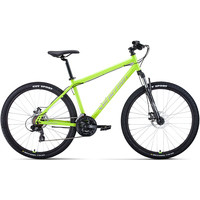 Велосипед Forward Sporting 27.5 2.2 D р.17 2022 (светло-зеленый/серебристый)