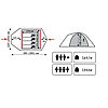Палатка туристическая Tramp Lite Camp 3-местная, арт TLT-007, фото 4