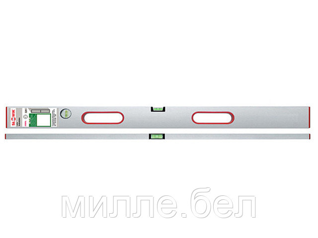 Правило-уровень 2000мм 2 глазка, 2 ручки L31 (SLOWIK) (быт.) (Вес 911 г/м. 0.50 мм/м)