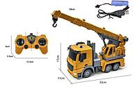 2.4G Р/У автокран. Работает от АКБ. Размер:33*17*11 Размер уп.:39*19,5*14