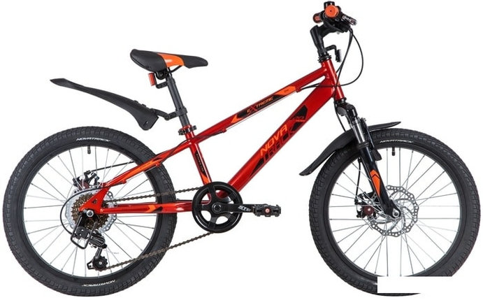 Детский велосипед Novatrack Extrime 6.D 2021 20SH6D.EXTREME.RD21 (красный), фото 2