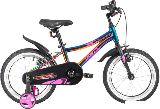 Детский велосипед Novatrack Prime New 16 2020 167APRIME1V.GVL20 (хамелеон синий/фиолетовый), фото 2