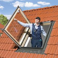 Выход на крышу. Размер окна 54*75.Выход WSZ с поликарбонатом