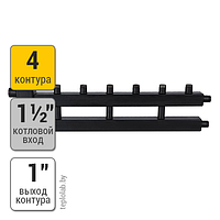 Rommer 3+1 распределительный коллектор, 4 выхода