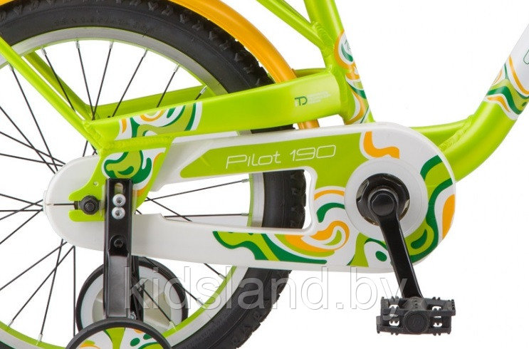 Детский Велосипед Stels Pilot -190 18" (белый/зеленый) - фото 5 - id-p150533497