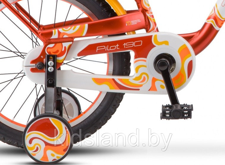 Детский Велосипед Stels Pilot -190 18" (белый/оранжевый) - фото 4 - id-p176039295