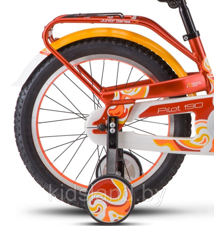 Детский Велосипед Stels Pilot -190 18" (белый/оранжевый) - фото 3 - id-p176039295