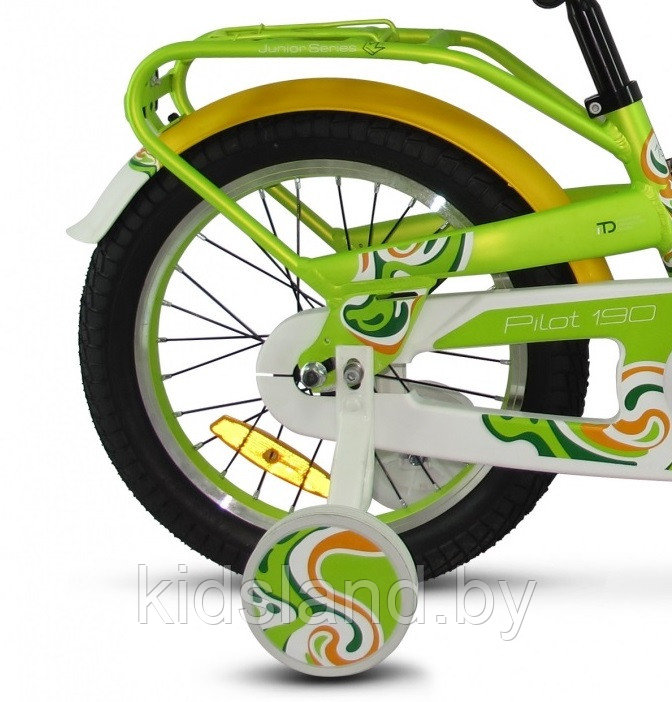 Детский Велосипед Stels Pilot -190 16" (белый/зеленый) - фото 2 - id-p176044885