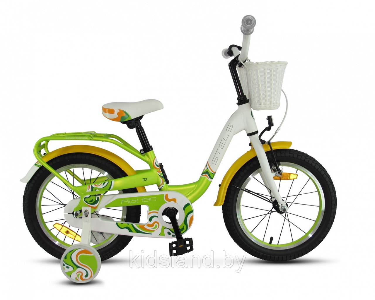 Детский Велосипед Stels Pilot -190 16" (белый/зеленый), фото 1