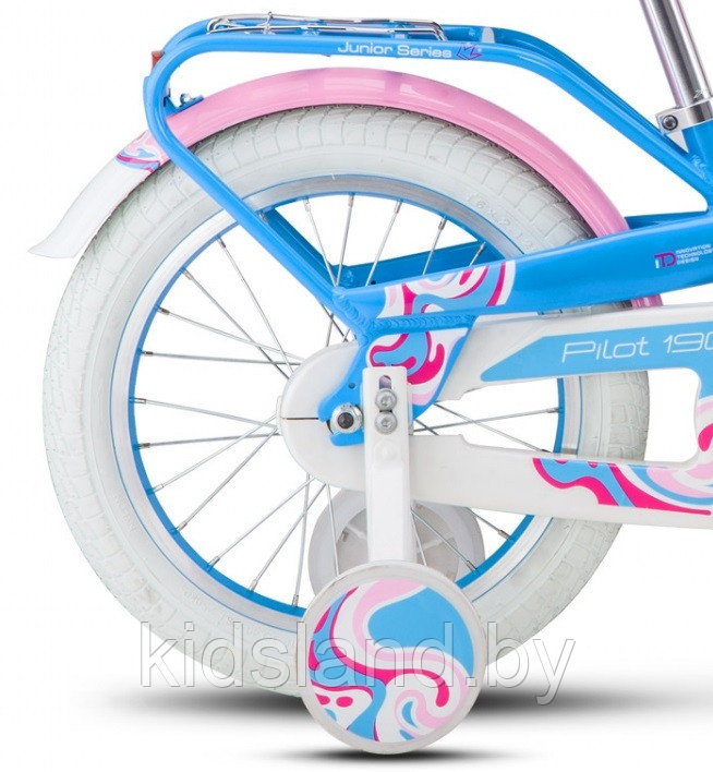 Детский Велосипед Stels Pilot -190 16" (голубой/розовый) - фото 2 - id-p176047686