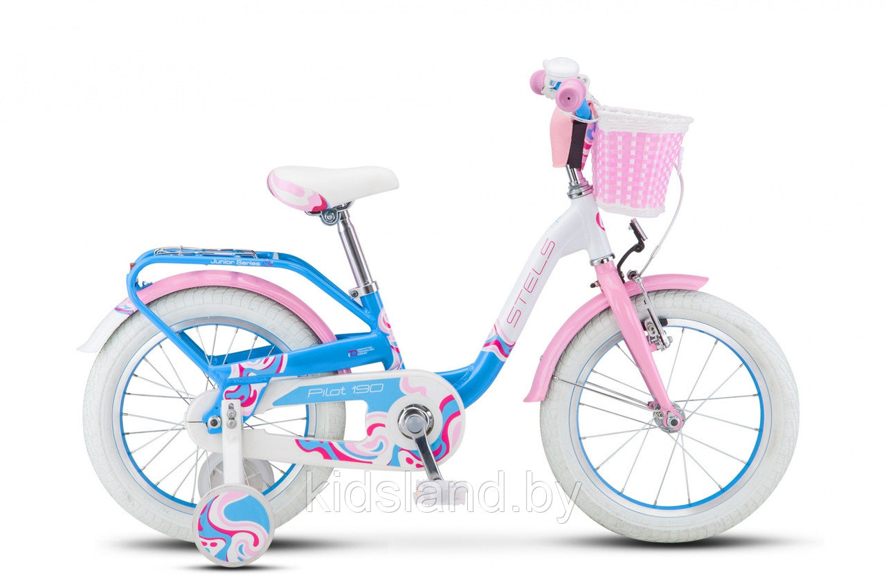 Детский Велосипед Stels Pilot -190 16" (голубой/розовый)